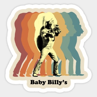 Baby Billy's Shadow Vintage Retro Sticker